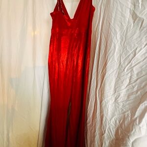 Aerie Red Jumpsuit